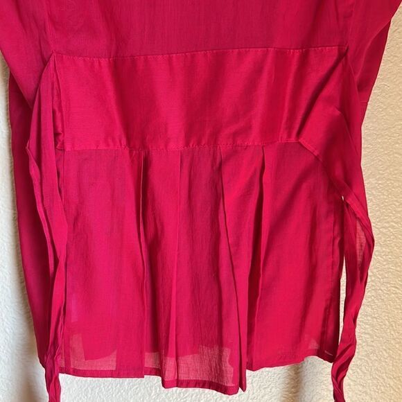 Theory sleeveless top tie waist M - Picture 6 of 12